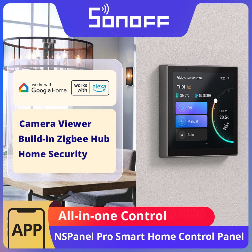 SONOFF nspanel Pro connected home control panel